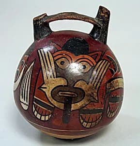 Double Spout Bottle, Feline-Otter by Unknown Artist
