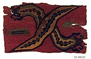 Embroidered Border Fragment by Unknown Artist