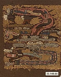 Embroidered Mantle Fragment by Unknown Artist