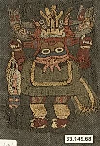 Embroidered Mantle Fragment by Unknown Artist