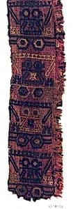 Embroidered Mantle Fragment by Unknown Artist