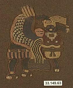 Embroidered Mantle Fragment by Unknown Artist