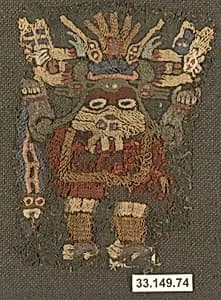 Embroidered Mantle Fragment by Unknown Artist
