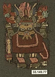 Embroidered Mantle Fragment by Unknown Artist