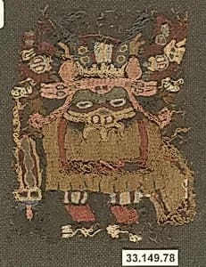 Embroidered Mantle Fragment by Unknown Artist