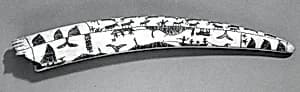 Engraved Ivory Tusk by Unknown Artist