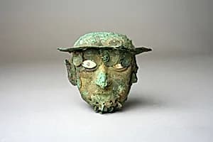 Face Mask Ornament by Unknown Artist