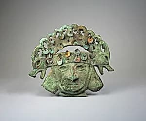 Face Mask Ornament by Unknown Artist
