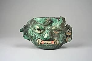 Face Mask Ornament by Unknown Artist