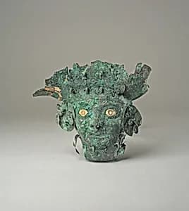 Face Mask Ornament by Unknown Artist
