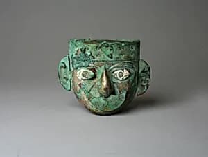 Face Mask Ornament by Unknown Artist