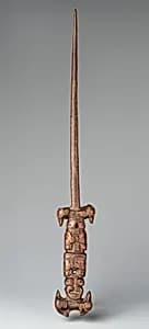 Fan Handle (Ke'e) by Unknown Artist