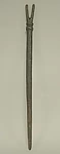 Forked Wooden Staff by Unknown Artist