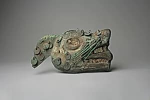Fox Head Ornament by Unknown Artist