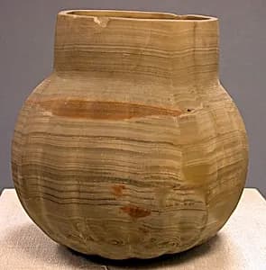 Gadrooned Onyx Vessel by Unknown Artist