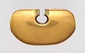 Gold Nose Ornament by Unknown Artist