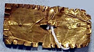 Gold Sheet Fragment by Unknown Artist