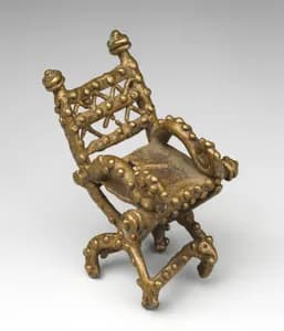 Gold Weight: Chair by Unknown Artist