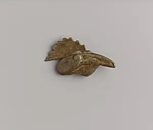 Gold Weight: Chicken's Head by Unknown Artist