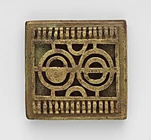Gold Weight: Geometric by Unknown Artist