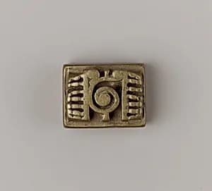 Gold Weight: Geometric by Unknown Artist