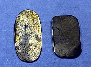 Hammered Brass Oval by Unknown Artist