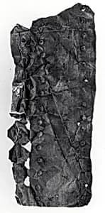 Hammered Gold Sheathing Fragment by Unknown Artist