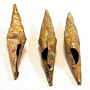 Hammered Silver Cone Ornament by Unknown Artist
