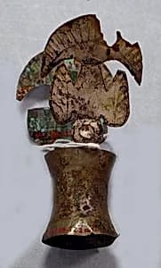 Hammered Silver Miniature Crown by Unknown Artist