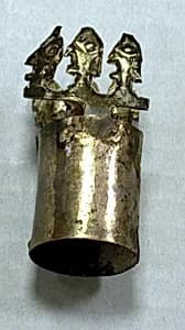 Hammered Silver Miniature Crown by Unknown Artist