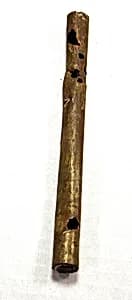 Hammered Silver Miniature Tube by Unknown Artist