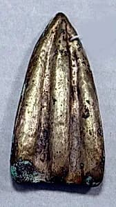 Hammered Silver Petal Ornament by Unknown Artist