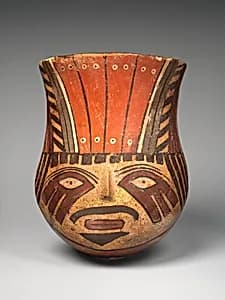 Head jar by Nasca artist(s)