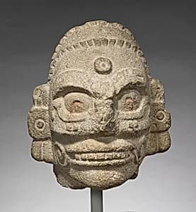 Head of a Rain God by Unknown Artist
