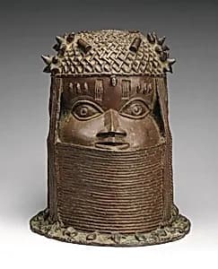 Head of an Oba by Unknown Artist