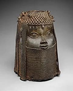 Head of an Oba by Unknown Artist