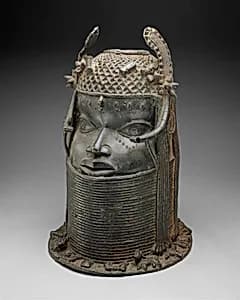 Head of an Oba by Unknown Artist