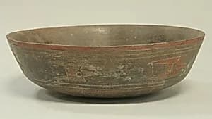 Incised bowl with birds by Unknown Artist