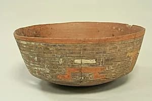 Incised bowl with fox motif by Unknown Artist