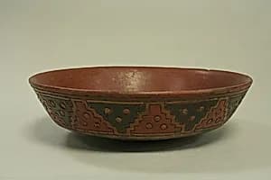 Incised Painted Bowl by Unknown Artist