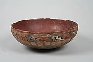 Incised Painted Bowl by Unknown Artist