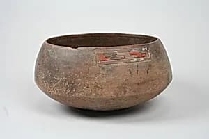 Incised Painted Bowl by Unknown Artist
