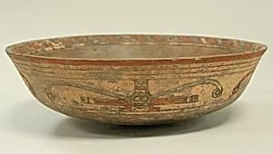 Incised Painted Bowl by Unknown Artist