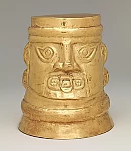Inverse-Face Beaker by Lambayeque (Sicán) artist(s)