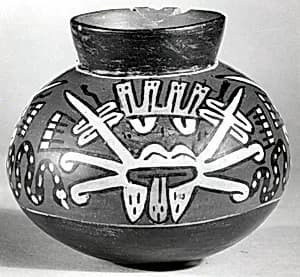 Jar, Whiskered Face by Unknown Artist