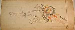 Maffet Ledger: Drawing by Unknown Artist