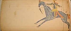 Maffet Ledger: Drawing by Unknown Artist