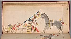 Maffet Ledger: Drawing by Unknown Artist