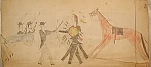 Maffet Ledger: Drawing by Unknown Artist