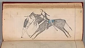 Maffet Ledger: Drawing by Unknown Artist